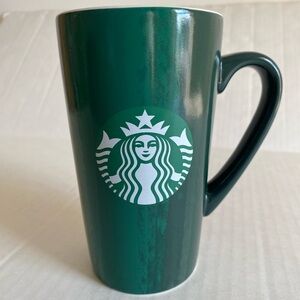 Starbucks 2021 Holiday Mug Green & Red Stripes Tall 16 oz – Excellent Condition